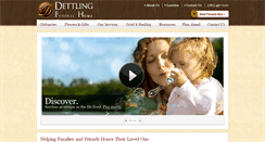 Desktop Screenshot of dettlingfuneral.com